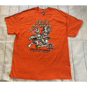 Bootsy Collins Cincinnati Bengals T Shirt Fear Da Tiger XL NWT Defect